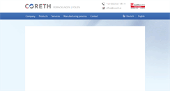 Desktop Screenshot of coreth.at